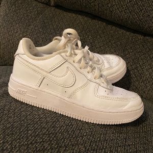 White air force ones 12 c